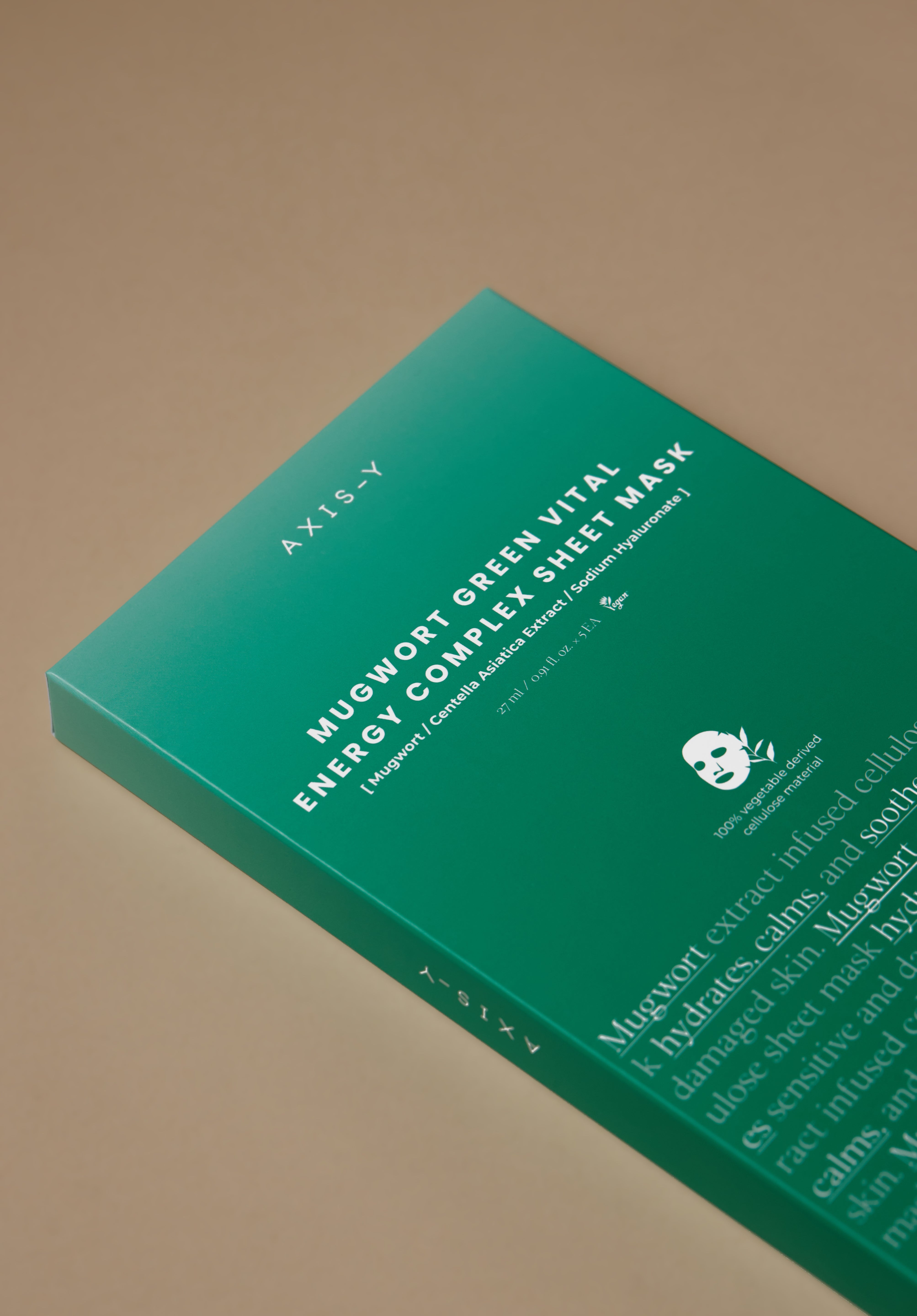 AXIS-Y Mugwort Green Vital Energy Complex Sheet Mask