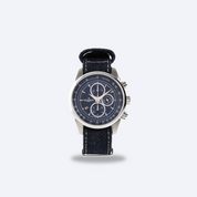 GRANDEUR Plus Second Chronograph Denim NATO Strap