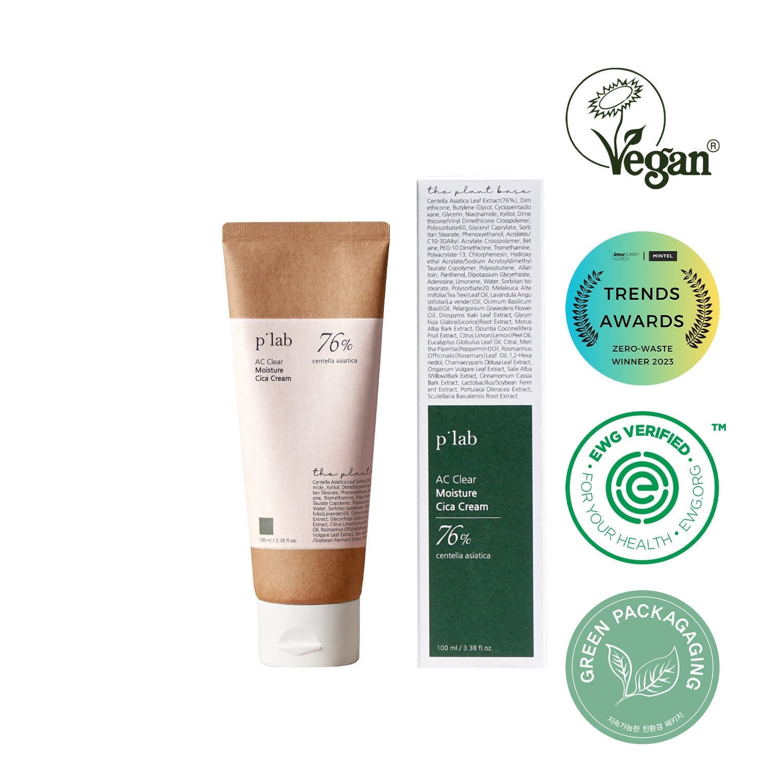 PLANT BASE AC Clear Moisture Cica Cream 100ml