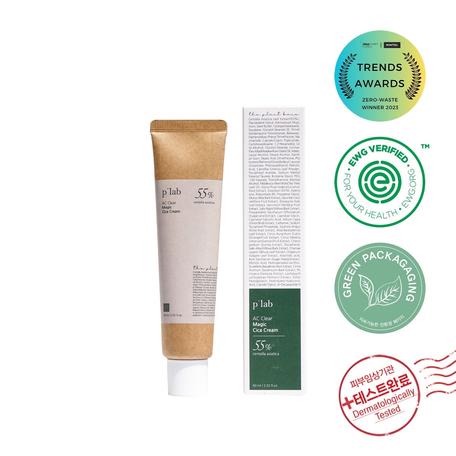 PLANT BASE AC Clear Magic Cica Cream 60ml