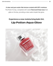 ALTERNATIVE STEREO Lip Potion Aqua Glow No.2 Fig Candy