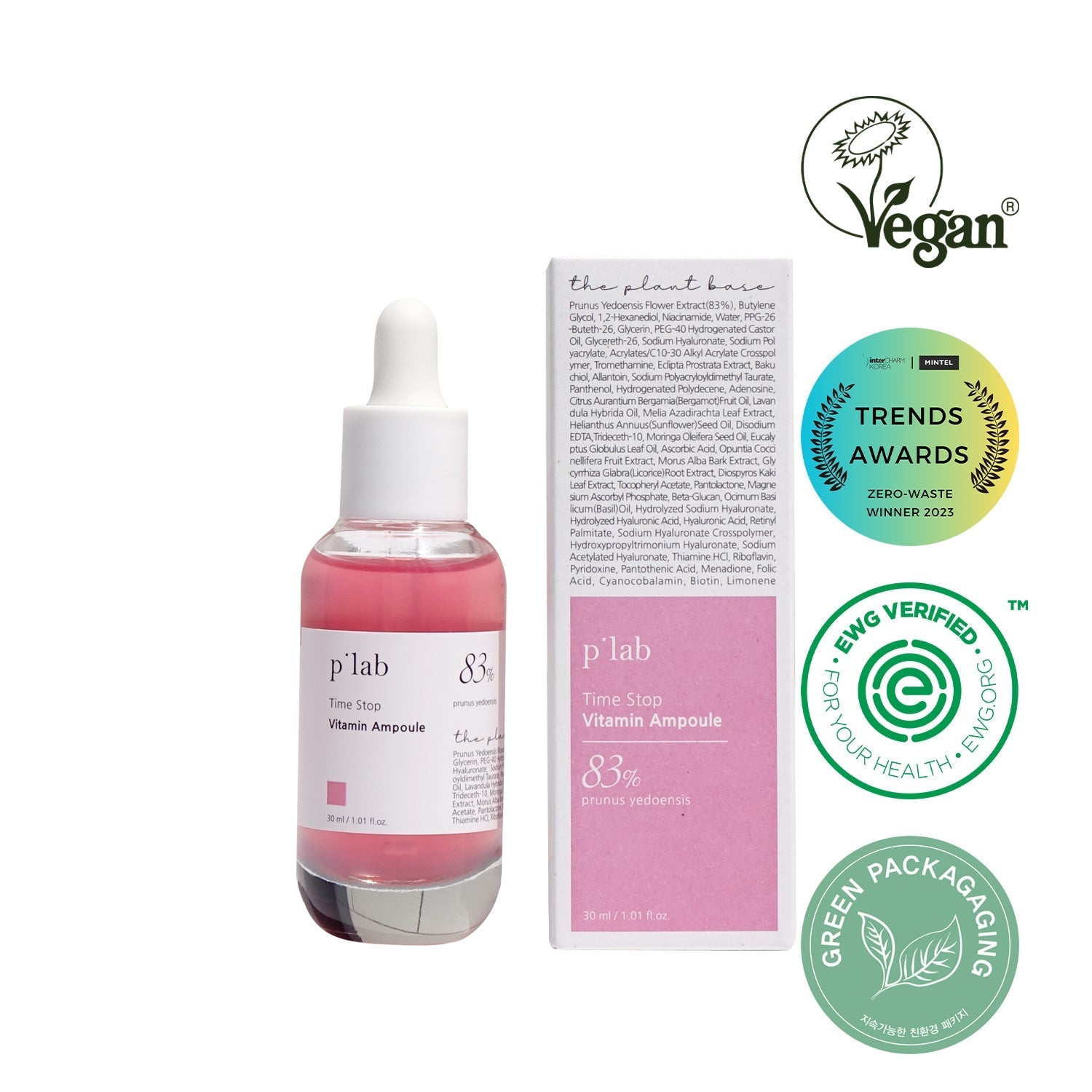 PLANT BASE Time Stop Vitamin Ampoule 30ml